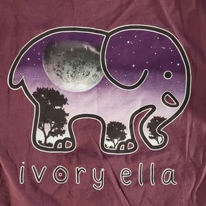 *SOLD* Ivory Ella maroon long sleeve